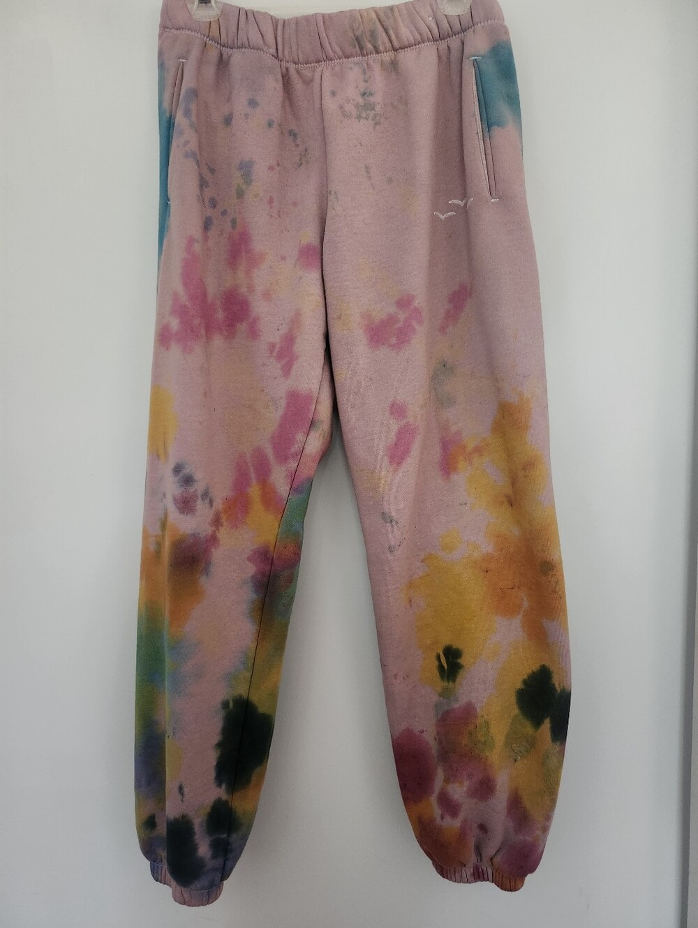 LazyPants Super Cozy Tie-Dye Joggers – Hand Dyed, One Of a Kind, Medium, Cotton